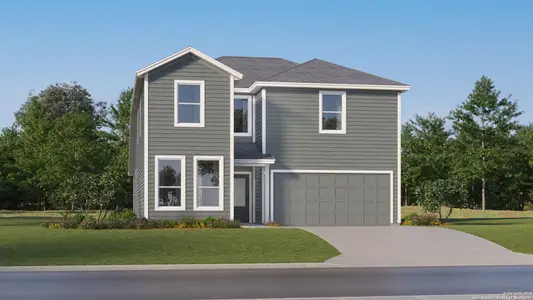 New construction Single-Family house 1859 Nuthatch Rdg, New Braunfels, TX 78130 plan Napali - image
