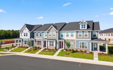 New construction Townhouse house 2347 Whitewing Lane, Wendell, NC 27591 Lennox- photo 0