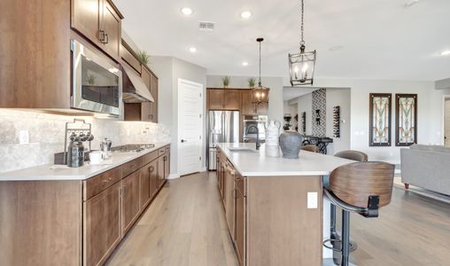 Kitchen overlooking great room