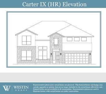 New construction Single-Family house 7712 Becasseau Drive, Austin, TX 78738 The Carter IX- photo 0