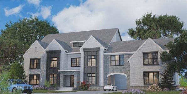 New construction Single-Family house 283 Traditions Dr, Alpharetta, GA 30004 - image