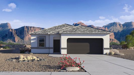 New construction Single-Family house 5460 E Button Ln, San Tan Valley, AZ 85140 - image
