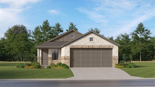 New construction Single-Family house 22728 Hackberry Leaf Drive, New Caney, TX 77357 Idlewood- photo 0