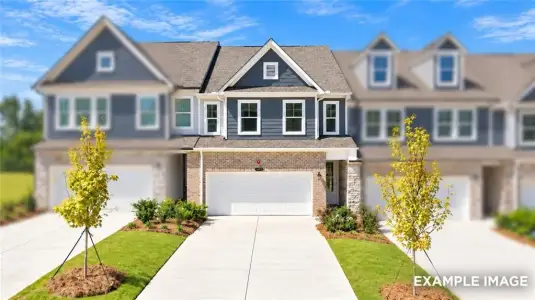 New construction Townhouse house 6445 Pinin Pl, Cumming, GA 30041 plan The Wake C - image