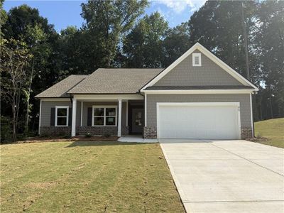 New construction Single-Family house 95 Fairwinds Dr, Covington, GA 30016 plan (GA)Carson A.1 2 Front Entry - image