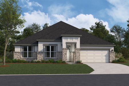New construction Single-Family house 749 Ivory Creek Ct, Willis, TX 77378 plan Sabine - Premier Collection - image