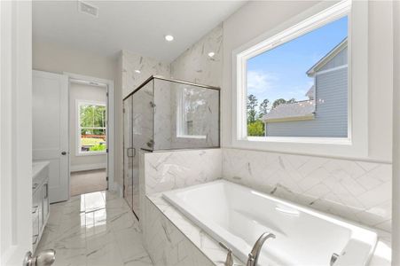 New construction Single-Family house 3548 Cedarvale Ct, Powder Springs, GA 30127 plan Trenton - image 7