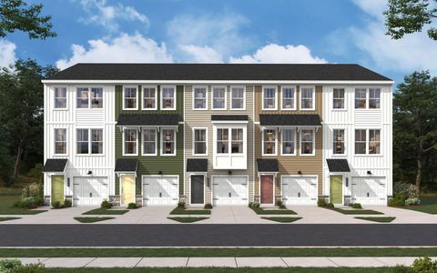 New construction Townhouse house 62 Broad River Wy, Greenville, SC 29607 plan The Lennox - image