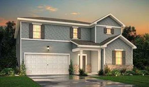 New construction Single-Family house 8623 Paradise (Lot 87) Drive, Douglasville, GA 30134 Jordan- photo 0