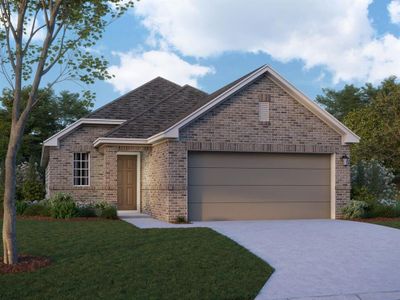 New construction Single-Family house 640 Roaring Falls Drive, Willis, TX 77378 Boxwood - Smart Series- photo 0