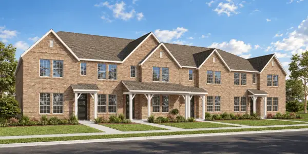 New construction Townhouse house 1904 Hollow Ln, Northlake, TX 76247 plan Nicole Old World - image