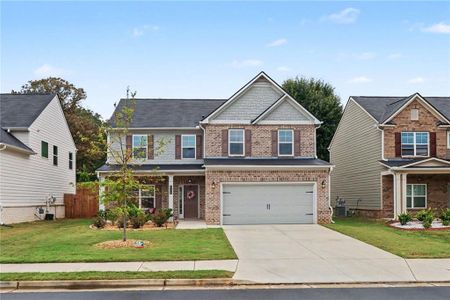 New construction Single-Family house 3139 Dowsing Ln, Powder Springs, GA 30127 plan Axley - image