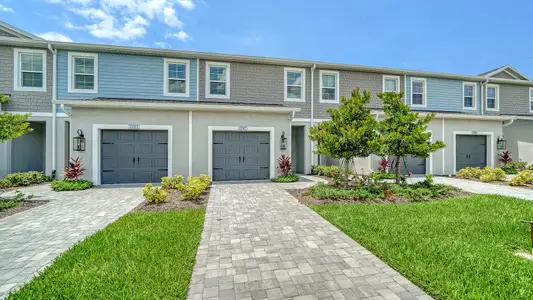 New construction Townhouse house 2287 Washington Palm Ct, Lakewood Ranch, FL 34212 plan Morgan - image