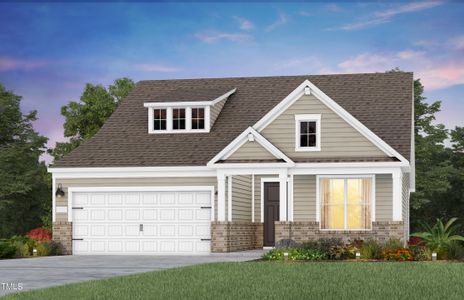 New construction Single-Family house 1612 Hillstar Street, Fuquay Varina, NC 27526 Mystique- photo 0