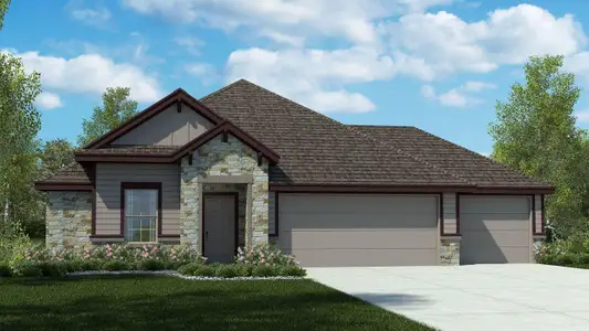 New construction Single-Family house 1716 Paint Horse Trl, Harker Heights, TX 76548 plan Everett - image