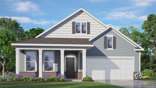 New construction Single-Family house 816 Fernwind Cir, Aberdeen, NC 28315 plan Dover - image