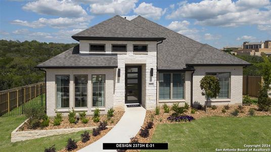 New construction Single-Family house 24202 Downhill Lie, San Antonio, TX 78261 Design 2373H- photo 0