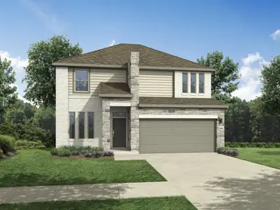 New construction Single-Family house 31104 Azure Waters Dr, Huffman, TX 77336 plan Pearl - image