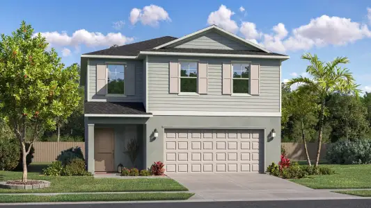 New construction Single-Family house 6664 Se 100Th Pl, Belleview, FL 34420 plan Columbus II - image