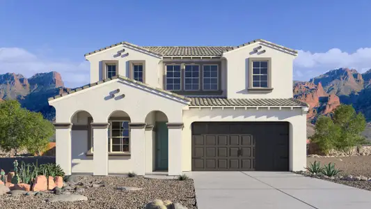 New construction Single-Family house 6966 W Pinnacle Vista Dr, Peoria, AZ 85383 plan Miraval II - image