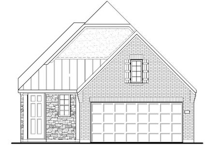 French Country L Elevation