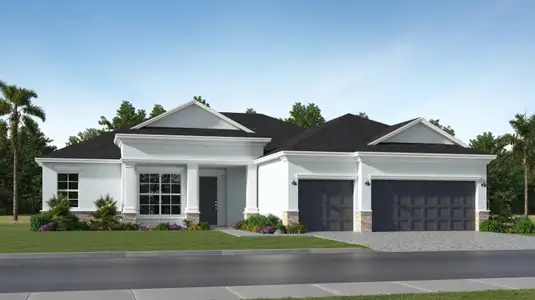 New construction Single-Family house 8186 Dressel St, Port Charlotte, FL 33981 plan Oakmont II - image