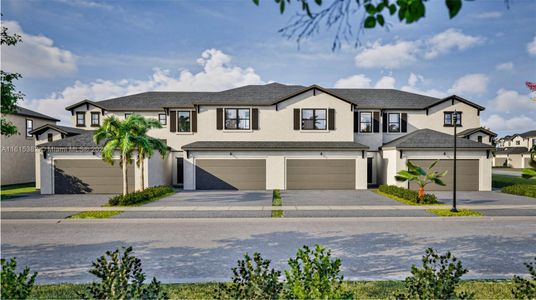 New construction Townhouse house 3032 Green Palm Ct, Dania Beach, FL 33312 - photo 0