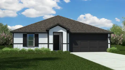 New construction Single-Family house 233 Mlm Pkwy, Bridgeport, TX 76426 plan Justin - image