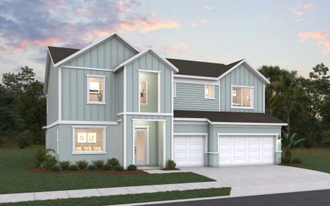 New construction Single-Family house 9117 Gulf Haven Dr, Palmetto, FL 34221 plan Monaco II - 19108 - image