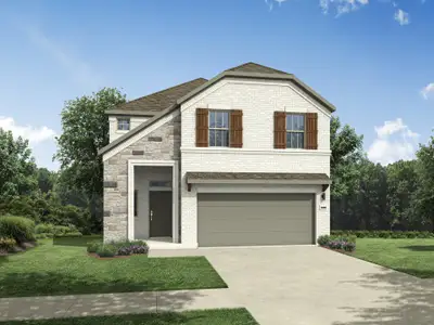 New construction Single-Family house 5705 Koshoa Dr, Austin, TX 78754 plan Oak | Evelyn - image