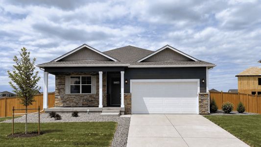 New construction Single-Family house 43093 Castle Stuart St, Elizabeth, CO 80107 plan Harmony - image