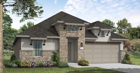 New construction Single-Family house 1880 Bighorn Trail, New Braunfels, TX 78132 - photo 0