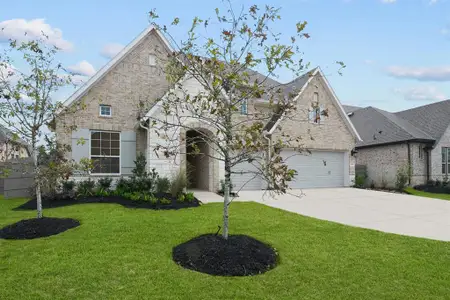 New construction Single-Family house 17324 July Moon Ln, Conroe, TX 77302 The Birkshire- photo 0