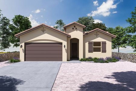New construction Single-Family house 13429 Highworth Dr, El Paso, TX 79928 plan Torrey Pines 4BDR - image