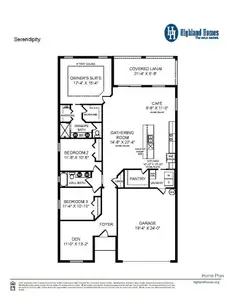 New construction Single-Family house 5548 Cedar Crest Wy, St. Cloud, FL 34772 plan Serendipity - image