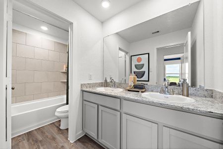 New construction Single-Family house 1216 Lavender Wy, Georgetown, TX 78628 plan Bristol - image 9