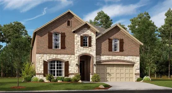 New construction Single-Family house 211 Loving Trl, Justin, TX 76247 plan Liberty II w/ Media Standard - image