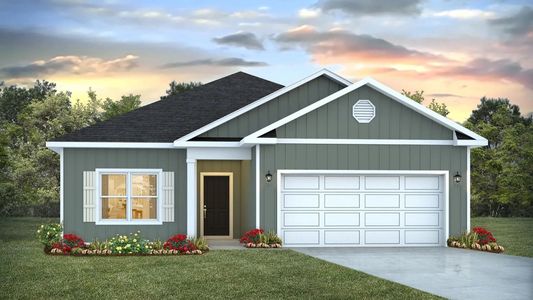 New construction Single-Family house 7082 William Pitsenbarger Rd, Panama City, FL 32404 plan The Walker - image