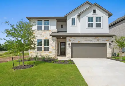 New construction Single-Family house 1114 Blue Moon Dr, Georgetown, TX 78628 plan Reimer - image