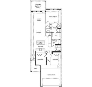 New construction Single-Family house 247 Prairie Song Ln, Liberty Hill, TX 78642 plan The Congaree (340) - image