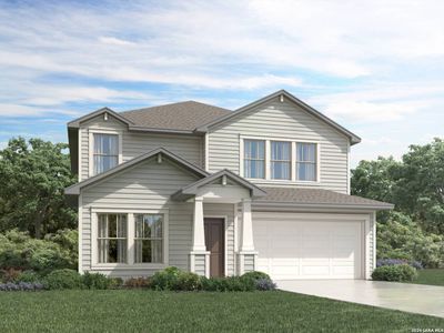 New construction Single-Family house 878 Shatterhand Blvd, San Antonio, TX 78260 plan The Reynolds (890) - image