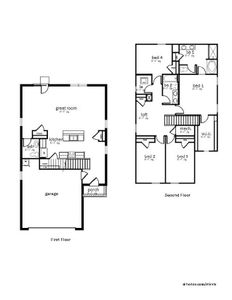 New construction Single-Family house 5435 Baybrook Circle, S, Atlanta, GA 30349 plan Elston - image