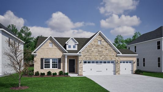 New construction Single-Family house 5506 Penguin Dr, Summerfield, NC 27358 plan Bates II - image