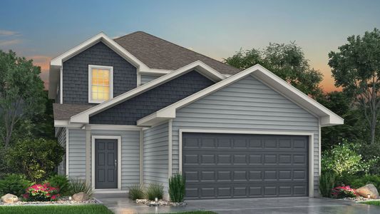 New construction Single-Family house 9201 Skyrocket Dr, Fort Worth, TX 76123 The Woodland- photo 0