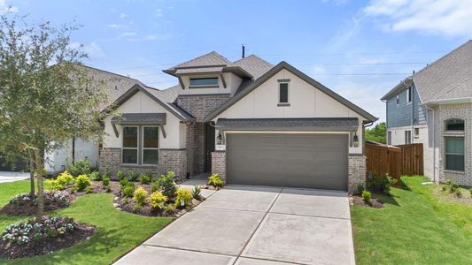 New construction Single-Family house 13919 Via Toluca Trail, Cypress, TX 77433 Avery (2704-HV-40)- photo 0