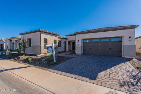 New construction Single-Family house 577 E Las Puertas Lane, Queen Creek, AZ 85140 Alora Exterior B- photo 0