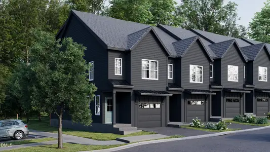New construction Townhouse house 3814 Granite Mill Wy, Raleigh, NC 27616 - image