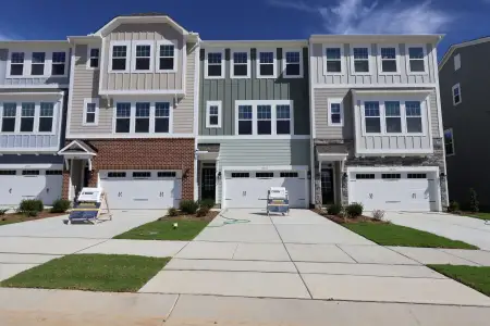 New construction Townhouse house 2263 Bay Minette Sta, Apex, NC 27502 plan Hyde Park - image