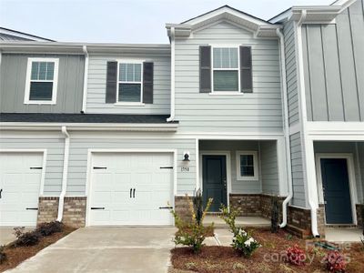 New construction Townhouse house 1758 Braemar Village Dr, Monroe, NC 28110 Topaz- photo 0