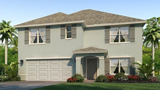 New construction Single-Family house 10870 Gentle Current Wy, Parrish, FL 34219 Hayden- photo 0